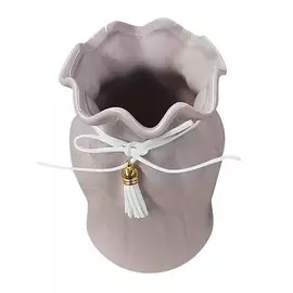 Ваза 10х18см "Феликса" керамика 43288/розовый