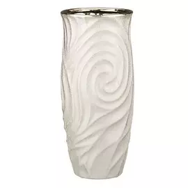 Ваза 13,*30см ЗИГЗАГ ЗОЛОТАЯ ШАМПАНЬ 112-332