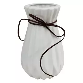 Ваза 8х10,5х17см "Плимут" керамика BO19-17/белый