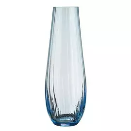 Ваза H-34см WATERFALL синяя 674-352