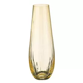 Ваза H-34см WATERFALL желтая 674-355