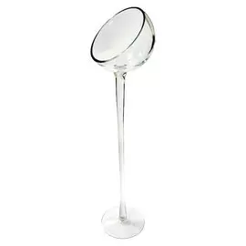 Ваза h=50см ОРЛЕТТА скошенный край, стекло