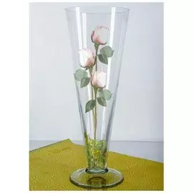 Ваза h=54см ТРУБАДУР стекло