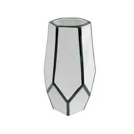 Ваза керамическая Астарта 22см белый/черный 16F65-2