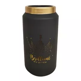 Ваза керамическая BRILLIANT 10х12х26,5см HE1/черный