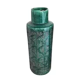 Ваза керамическая Гетари 29х10см 18S004-1/зеленый
