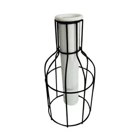 Ваза керамическая с металлом Инди 23см 8840