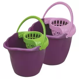 ведро 12л york prestige с отжимом, круглое 7007