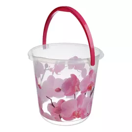 ведро деко 5л ягоды/тюльпаны/крокусы/орхидея м2425