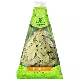 веник дубовый с донником в уп. банные штучки