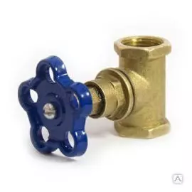 Вентиль для воды латунь 3/4 15бзр Ду20 /ШК/