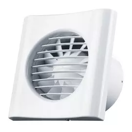 вентилятор вытяжной осевой накладной 100мм сеат 100 белый, с обратным клапаном, рвс
