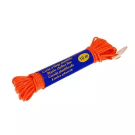Веревка бельевая пластик 10м ЭКО R102810