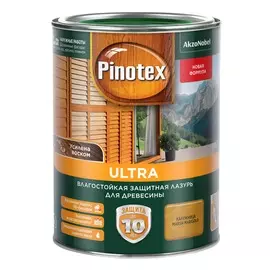 влагостойкая лазурь для дерева pinotex ultra калужница 1л