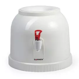 Водораздатчик-кулер без нагрева и охлаждения, Sonnen ts-01, настольный, 1 кран, белый, 452417