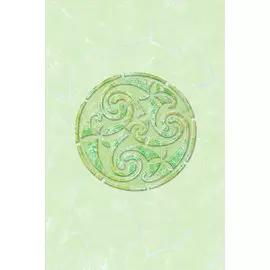 Вставка D1 Веста салатовая с золотом 20*30