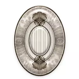 вставка medallon leonora plata-perla 14x10