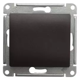 выключатель (шоколад, 1 клавиша) schneider electric glossa gsl000811