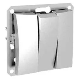 выключатель 3кл lexel дуэт серебро se wde000331