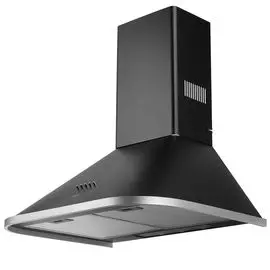 вытяжка кухонная купольная/каминная (60 см, черная) ore lindas 60 black
