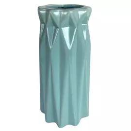 ваза керамическая 9х9х18см "делиз" 063-1-18/голубой