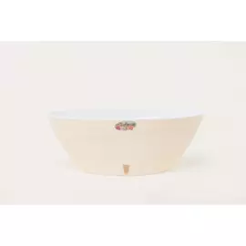 вазон двойной "calipso" 3.3 л., крем-белый