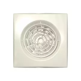 вентилятор вытяжной осевой накладной 125мм aura 5c ivory, бежевый, с обр. клапаном, diciti