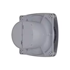 вентилятор вытяжной осевой накладной 125мм rio 5c chrome, хром, с обр. клап, diciti