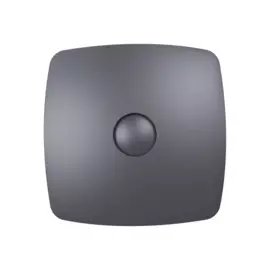 вентилятор вытяжной осевой накладной 125мм rio 5c dark gray metall, темно серый, с обр. клап, diciti