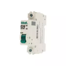 выключатель автоматический 1p 20a (c), dekraft, 11055dek