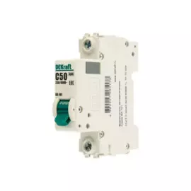 выключатель автоматический 1p 50a (c), dekraft, 11059dek