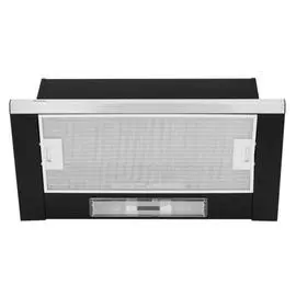 вытяжка кухонная встраиваемая 60см krona kamilla slim black/inox 00020960