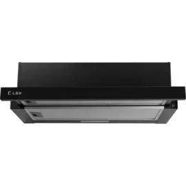 вытяжка кухонная встраиваемая 50 см, черная, hubble g 500 black, lex