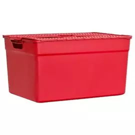 Ящик для хранения PIXXEL 30л красный
