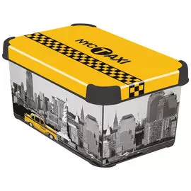 Ящик для хранения СТОКГОЛЬМ 6л Такси 04710-D16