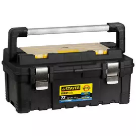 Ящик для инструмента 22" с мет. замками, с органайзером STAYER PROFESSIONAL 38003-22
