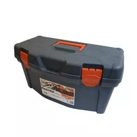 ящик для инструментов master economy 19 чёрный/оранжевый