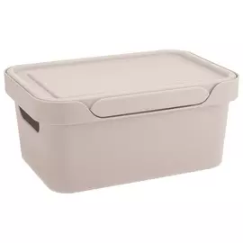 ящик универсальный 12л 380*276*140мм luxe эконова с крышкой розовый 433205605