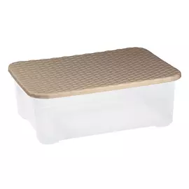 ящик универсальный с крышкой ротанг 555*390*190мм 4312813