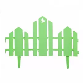 забор декоративный чудный сад набор 5 секций салатовый