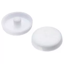 заглушка декоративная 8 мм белая (35 шт)