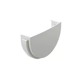 заглушка желоба docke standart, цвет белый, 120 мм