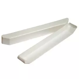 заглушки белые для направляющих tr150 (2шт.)