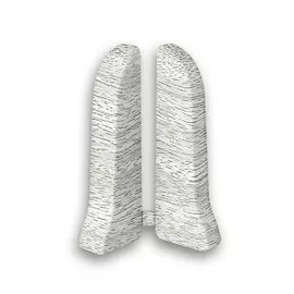 заглушки пвх 67 мм ясень белый идеал элит 2 шт