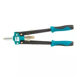 заклепочник двуручный 420 мм, двухкомпонентные рукоятки, для заклепок 2.4-3.2-4.0-4.8 gross 40407