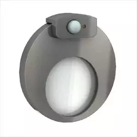 Zamel Светильник MUNA Сталь/Хол.бел. в монт.коробку, 230V AC с датчиком движения