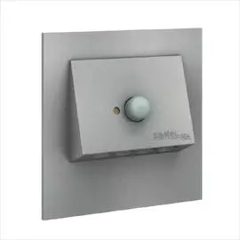 Zamel Светильник NAVI Алюминий/Тепл.бел. в монт.коробку, 230V AC с датчиком движения