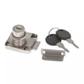 замок мебельный 507-11, белый цинк, 1шт element 116840