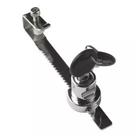 Замок мебельный L040 19/20 CHROME