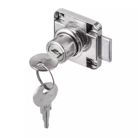 замок мебельный ul-22 хром локри